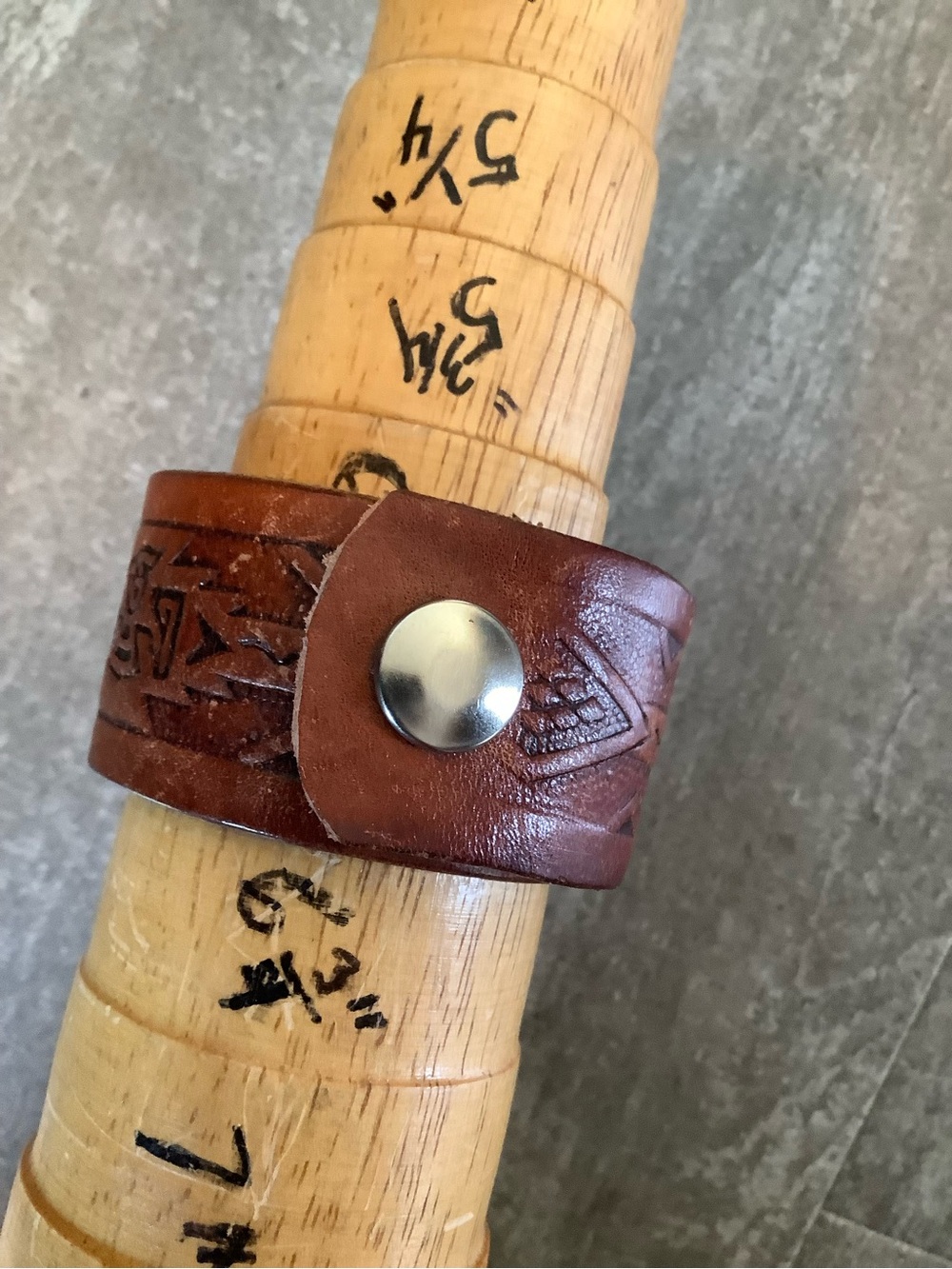 Turquoise & Coin Cuff, adjustable - Picture 7 of 10